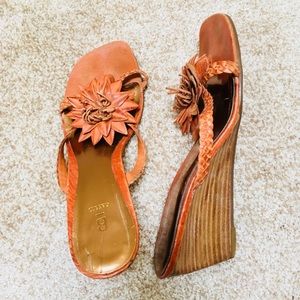 Wedge sandals. PRICED TO SELL!